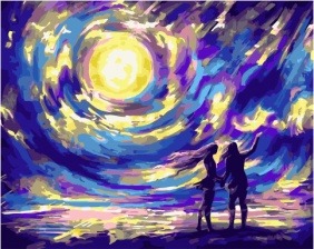 Картина по номерам Paintboy GX 34103 Инопланетное путешествие 40x50 см