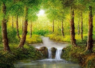 Картина по номерам Paintboy GX26017 Лесная речка 40х50 см