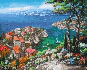 Картина по номерам Paintboy GX 27235 Лазурный берег 40x50 см