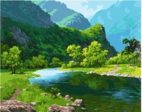 Картина по номерам Paintboy PK 45088 Брод 40х50 см