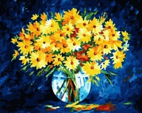 Картина по номерам Paintboy GX 32809 Яркий желтый букет 40x50 см