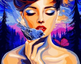 Картина по номерам Paintboy GX 32409 Любовь к природе 40х50 см