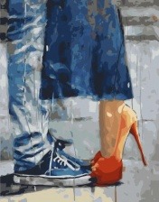 Картина по номерам Paintboy GX 32675 На кончиках пальцев 40x50 см
