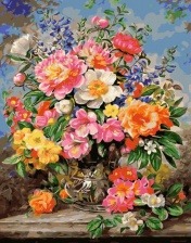 Картина по номерам Paintboy GX 32903 Благоухание цветов 40x50 см