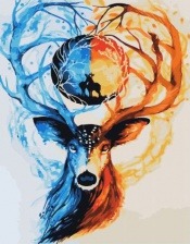 Картина по номерам Paintboy GX 32786 Мир оленя40x50 см