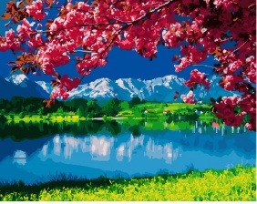 Картина по номерам Paintboy GX 29464 Цветение весны 40x50 см