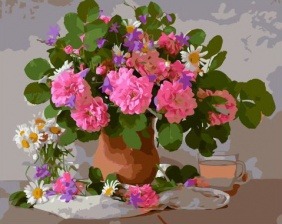 Картина по номерам Paintboy GX 32941 Букет из своего сада 40x50 см
