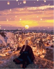 Картина по номерам Paintboy PK 51018 Небесные огоньки 40x50 см