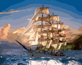 Картина по номерам Paintboy GX 22391 Попутного ветра 40x50 см