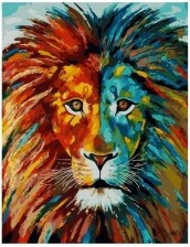 Картина по номерам Paintboy PK 68070 Особенный лев 40х50 см