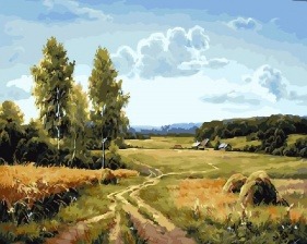 Картина по номерам Paintboy GX 21153 Дорога к озеру 40x50 см