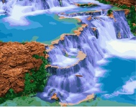 Картина по номерам Paintboy GX 29460 Водопад 40x50 см