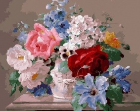Картина по номерам Paintboy PK 18037 (GX 26651) Красивый букетик 40x50 см