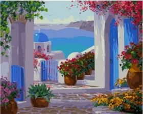 Картина по номерам Paintboy PK 41021 Тропинки Греции 40x50 см
