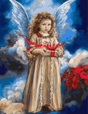 Картина по номерам Paintboy GX 8282 Подарок от Ангела 40x50 см