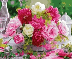 Картина по номерам Paintboy GX 24756 Пионы для любимой 40x50 см