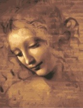 Картина по номерам Paintboy GX 26690 Голова женщины (Леонардо да Винчи) 40x50 см