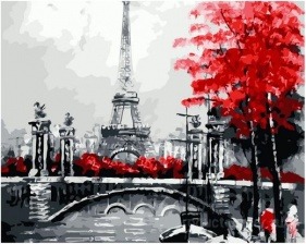 Картина по номерам Paintboy GX 36501 Эйфелева башня 40х50 см
