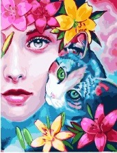 Картина по номерам Paintboy PK 30058 Весенний венок 40x50 см
