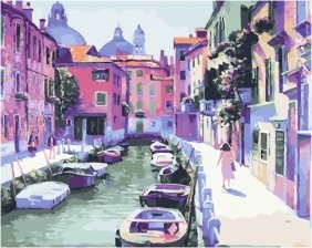 Картина по номерам Paintboy GX 25525 Вдоль канала 40x50 см