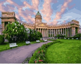 Картина по номерам Paintboy GX 25145 Казанский собор 40x50 см