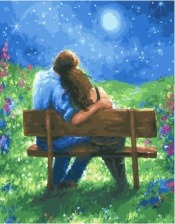 Картина по номерам Paintboy PK 41038 Теплые вечера вдвоем 40x50 см