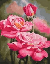 Картина по номерам Paintboy PK 33012 Утренние розы 40x50 см