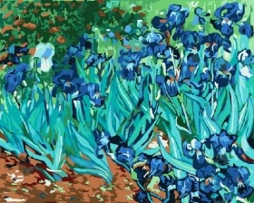 Картина по номерам Paintboy GX 6445 Ирисы (Ван Гог) 40x50 см