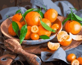 Картина по номерам Paintboy GX 30377 Мандарины 40x50 см