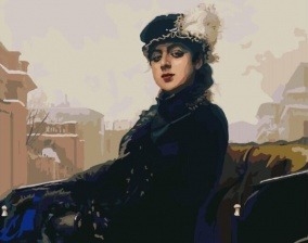 Картина по номерам Paintboy GX 8164 Неизвестная (Крамской) 40x50 см