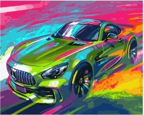 Картина по номерам Paintboy PK 45016 Скорость 40х50 см