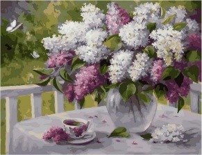 Картина по номерам Paintboy PK 79049 Сиреневая весна (Воробьёва Ольга) 40х50 см