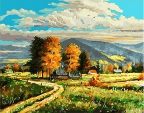 Картина по номерам Paintboy GX 31851 Извилистая дорога 40x50 см