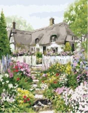 Картина по номерам Paintboy GX 34396 Ступеньки к дому 40x50 см