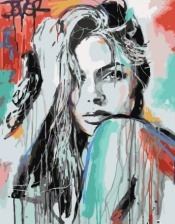 Картина по номерам Paintboy PK 38080 Манящий взгляд 40x50 см