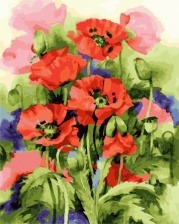 Картина по номерам Paintboy PK 38023 Маковые бутоны 40x50 см