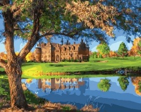 Картина по номерам Paintboy GX 31633 Замок у озера 40x50 см