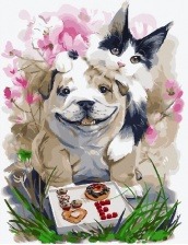 Картина по номерам Paintboy GX 27919 Сюрприз с любовью 40x50 см