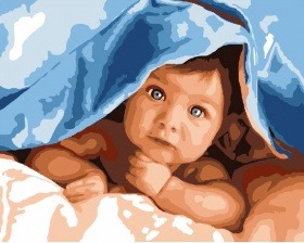 Картина по номерам Paintboy GX 26975 Прятки 40x50 см