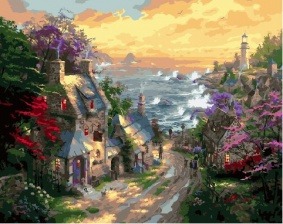 Картина по номерам Paintboy GX 27884 Сказочный домик 40x50 см