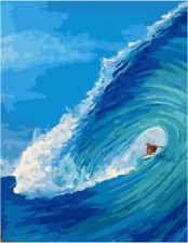 Картина по номерам Paintboy PK 48004 Сильная волна 40x50 см