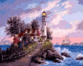 Картина по номерам Paintboy GX 9137 Маяк 40x50 см