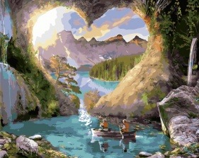Картина по номерам Paintboy GX 34288 Романтичные скалы 40x50 см