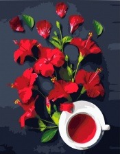 Картина по номерам Paintboy GX 33451 Красный чай 40x50 см
