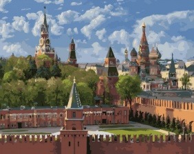 Картина по номерам Paintboy GX 30958 Красная площадь 40x50 см