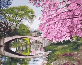 Картина по номерам Paintboy PK 45034 Весенний парк 40х50 см