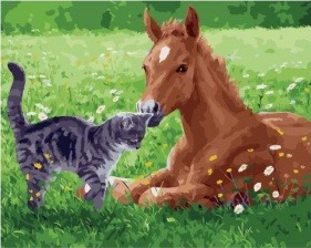 Картина по номерам Paintboy PK 59093 Летом в поле 40х50 см