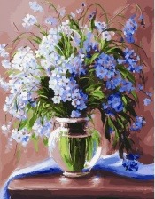 Картина по номерам Paintboy GX 27445 Букет незабудок 40х50 см