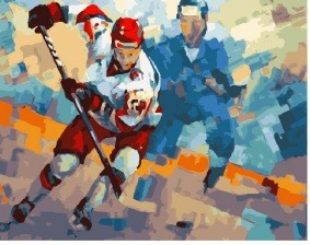 Картина по номерам Paintboy PK 30026 Хоккей 40x50 см