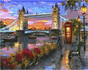 Картина по номерам Paintboy GX 33314 Теплый лондонский вечер 40x50 см